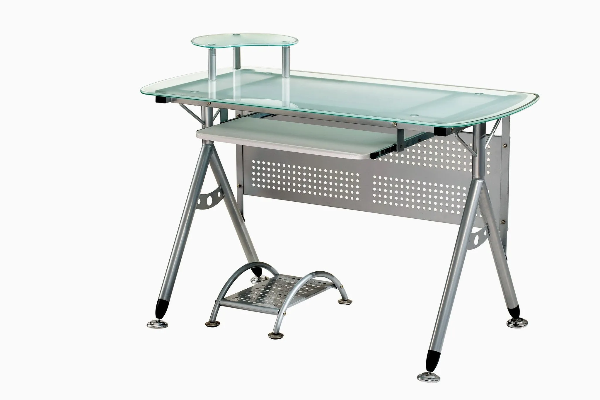 Techni Mobili Glass Computer Desk