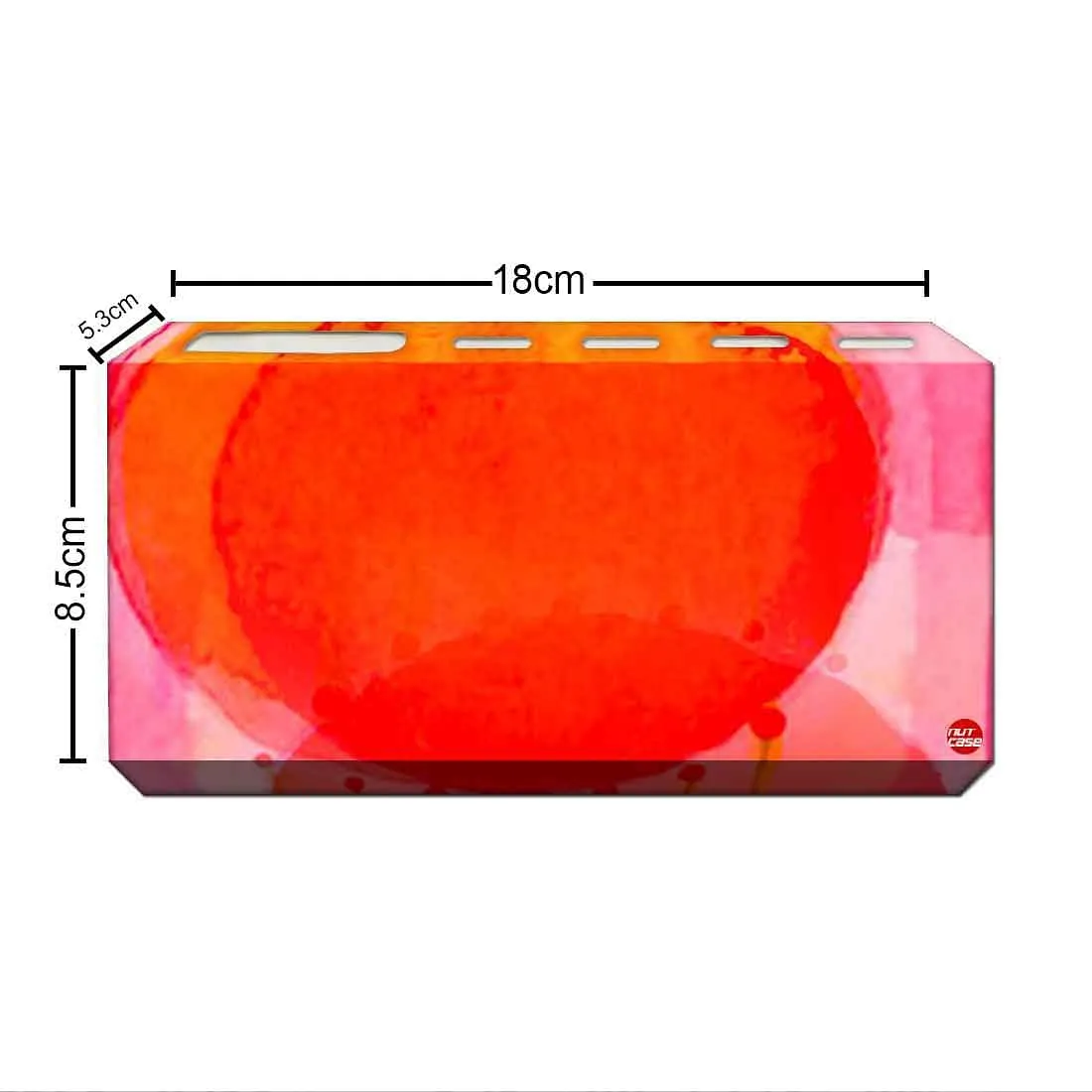 Toothbrush Holder Wall Mounted -Red Watercolour