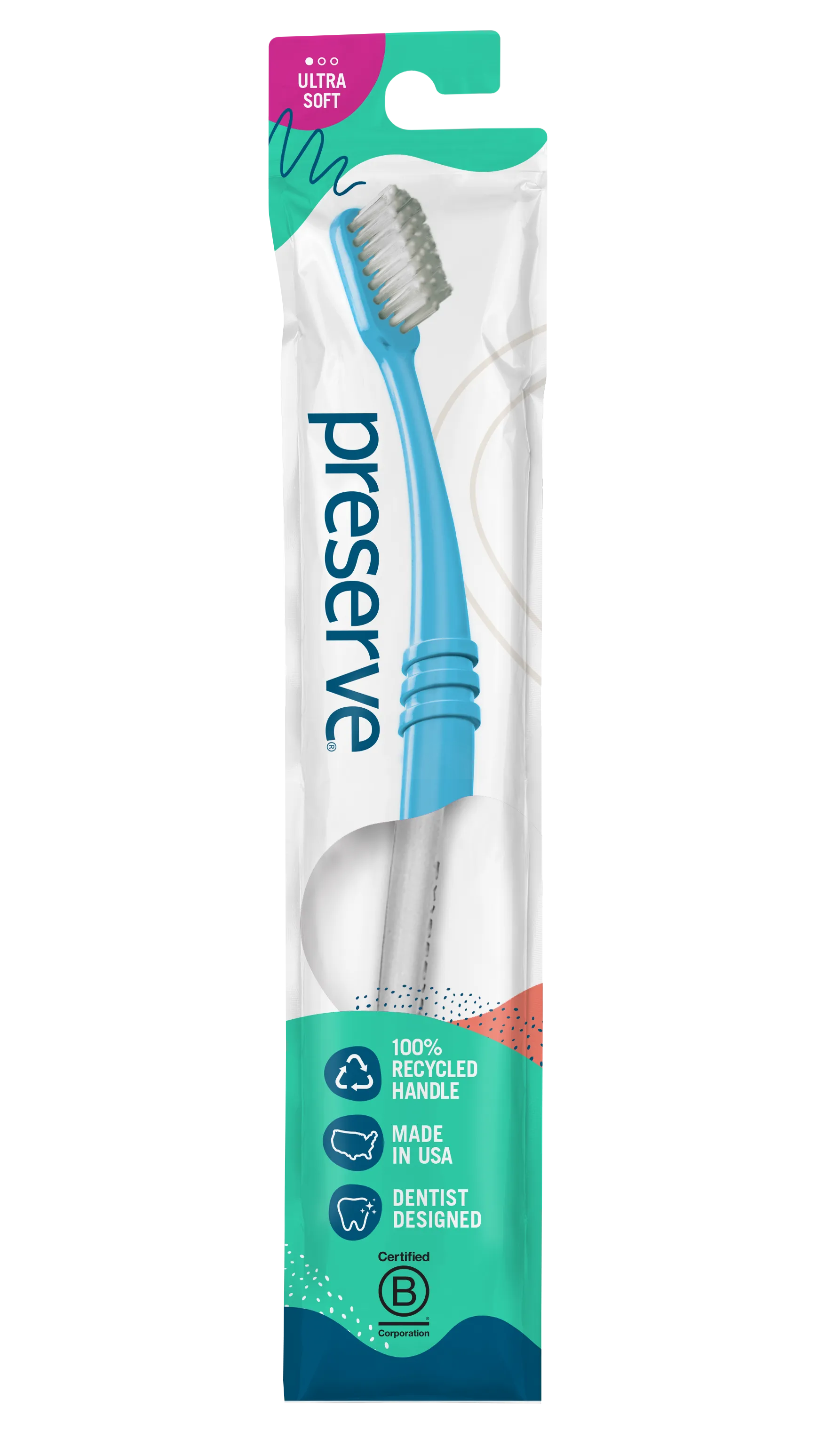 Toothbrush in Lightweight Pouch | Single