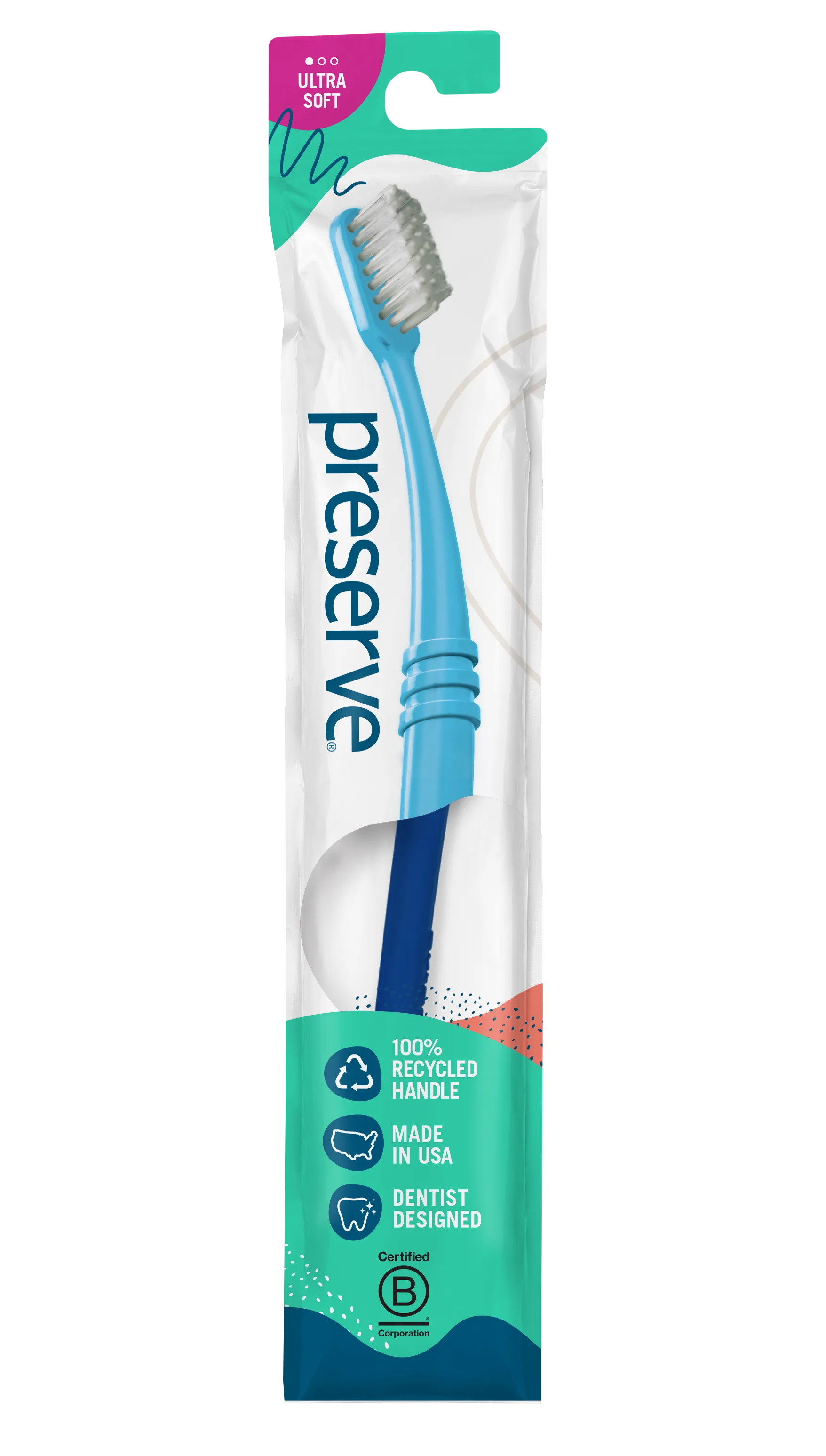 Toothbrush in Lightweight Pouch | Single