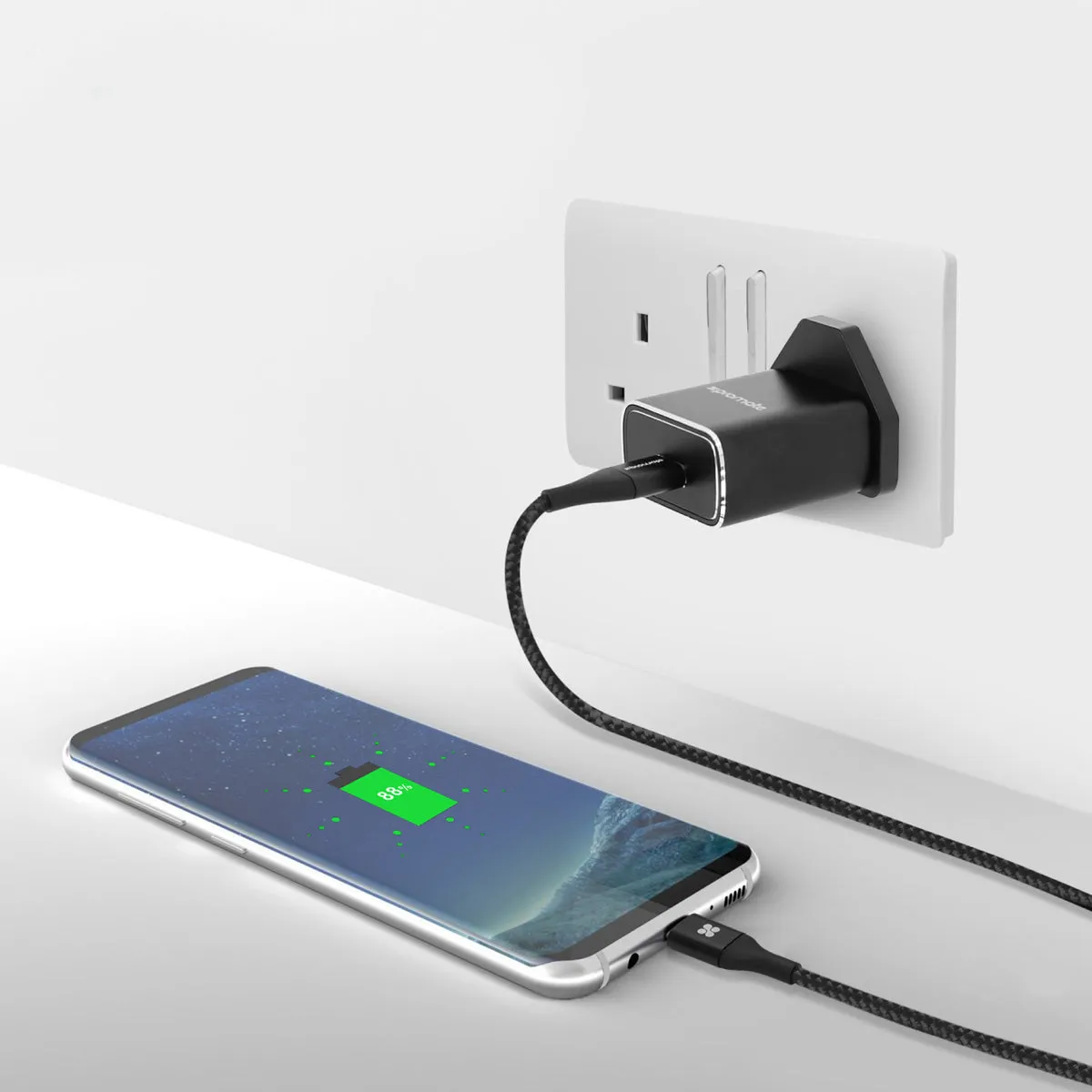 Ultra-Fast USB-C Wall Charging Kit with Qualcomm Quick Charge 3.0