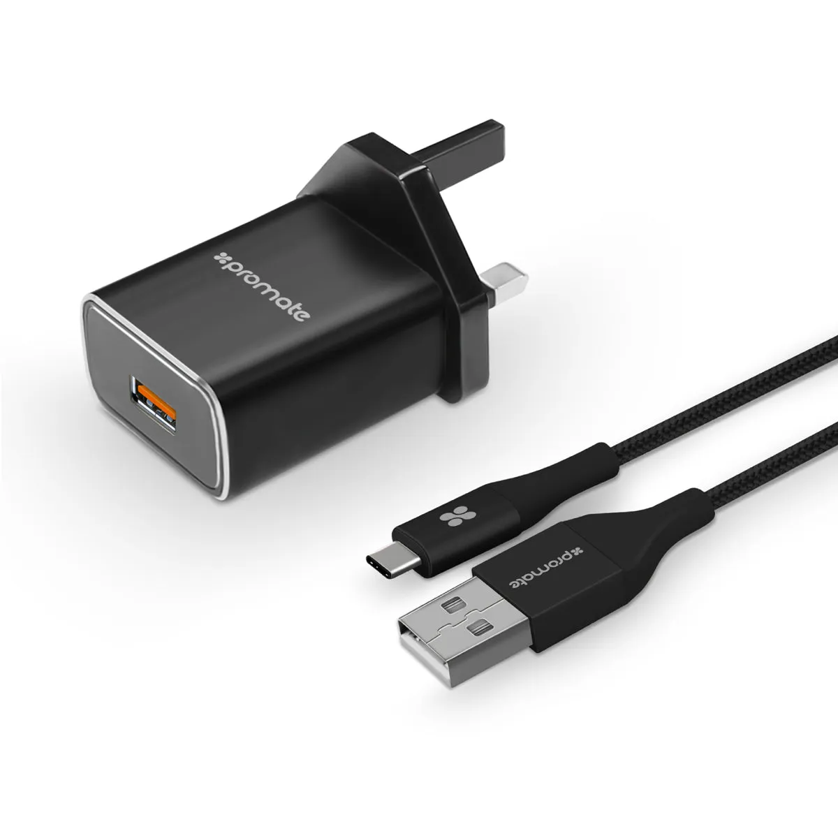 Ultra-Fast USB-C Wall Charging Kit with Qualcomm Quick Charge 3.0