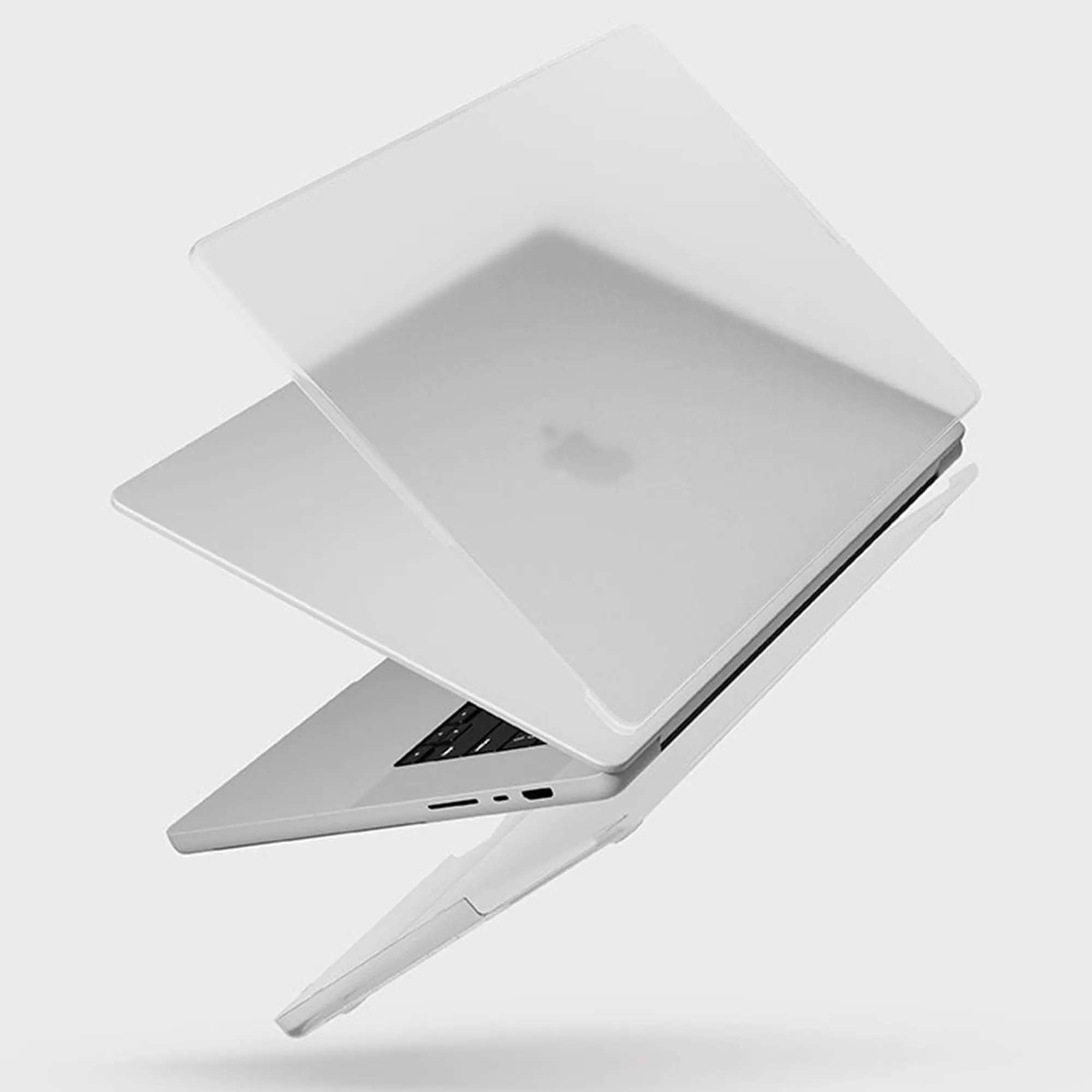 Uniq Husk Pro Claro Case for Macbook Air 13" ( 2020 ) - Matte Clear Dove (Barcode: 8886463673911 )