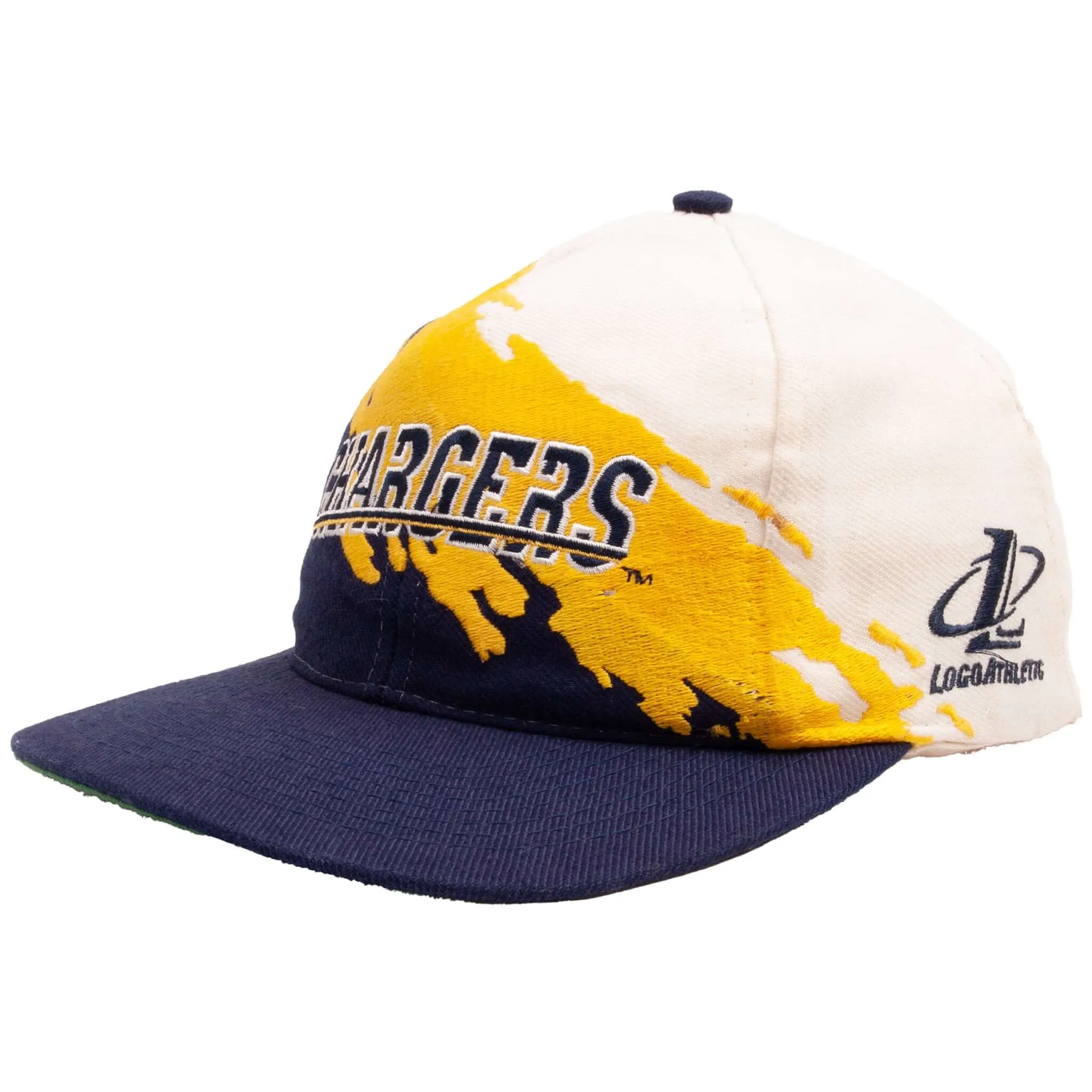 VINTAGE NFL SAN DIEGO CHARGERS ALL OVER PRINT 1990S HAT SNAP BACK CAP