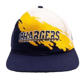 VINTAGE NFL SAN DIEGO CHARGERS ALL OVER PRINT 1990S HAT SNAP BACK CAP