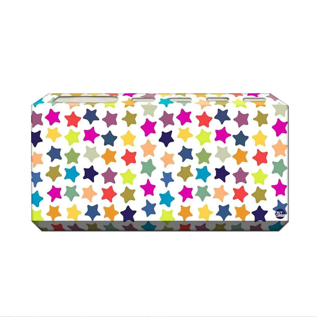 Wall Mount Designer Toothbrush Organiser-Colorful Stars