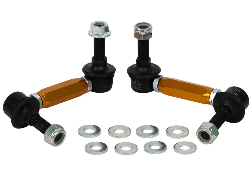 Whiteline Sway Bar End Link Kit Nissan Navara D23/ NP300 4WD (2015-2023) [110-135mm/ 12mm Ball Stud] Rear - KLC180-115