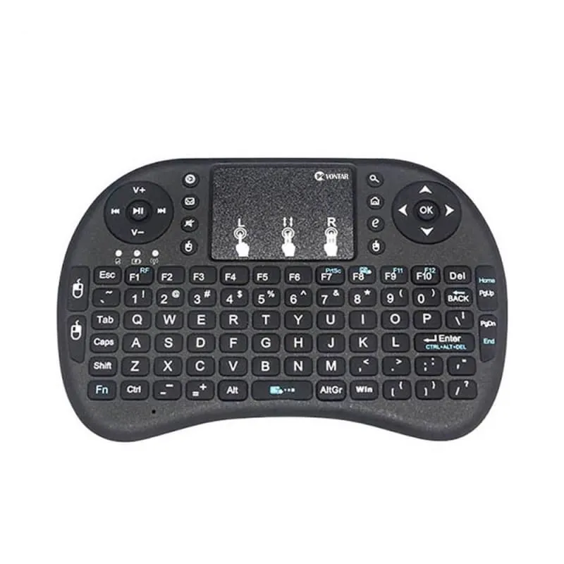 Wireless Keyboard With Air Mouse Touchpad