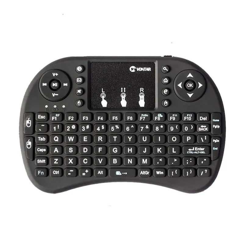 Wireless Keyboard With Air Mouse Touchpad