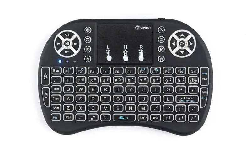 Wireless Keyboard With Air Mouse Touchpad