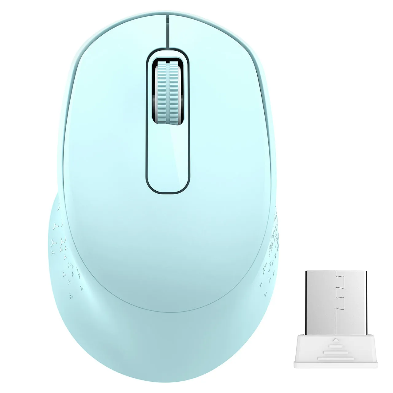 Wireless Mouse 2.4G Silent, Mint Green