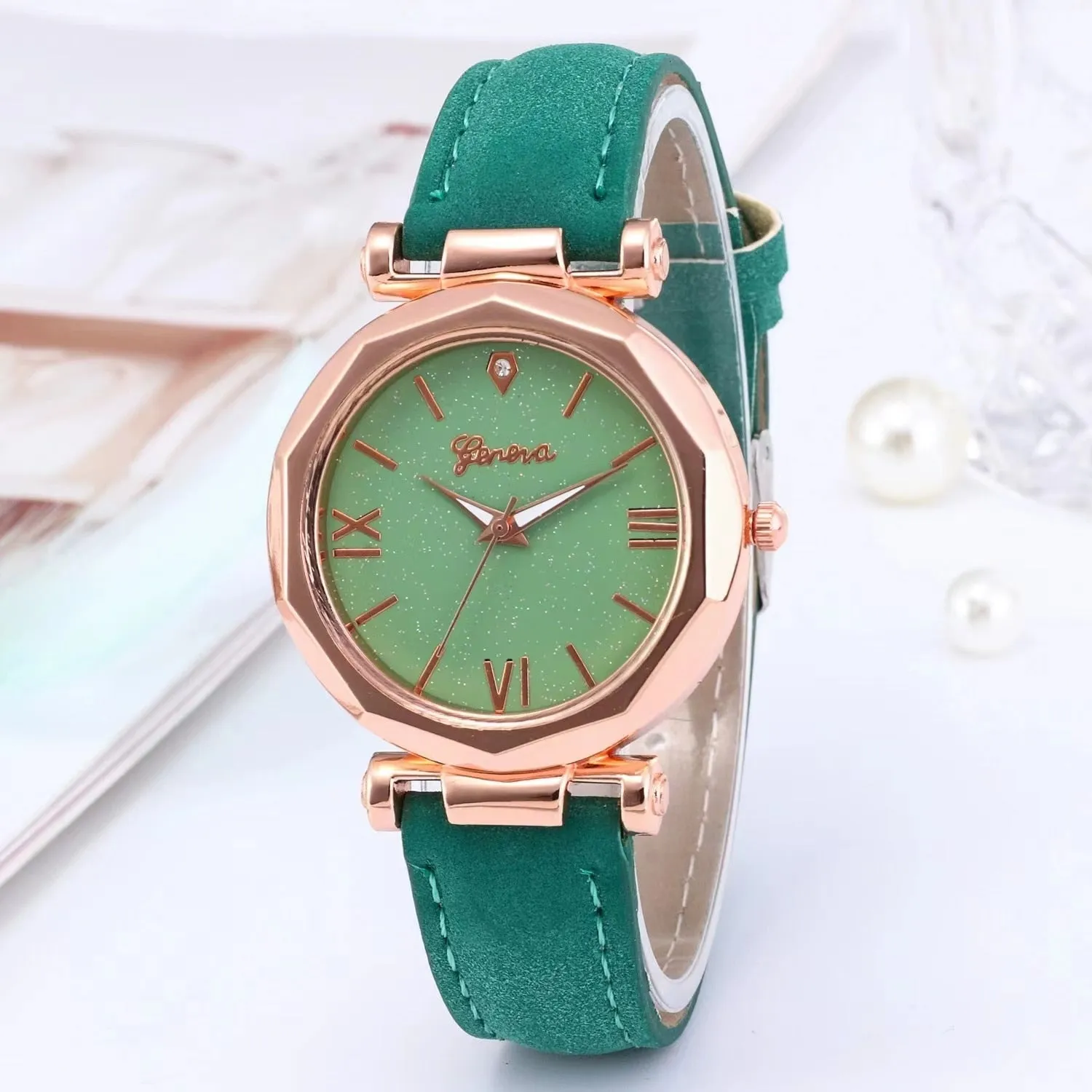 Women Watch Rhinestone Romantic Starry Sky WristWatch Fashion Ladies Leather Watch Clock for Women Relogio Feminino Montre Femme