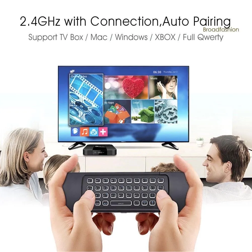 WX_MX3 Pro 2.4G Wireless Remote Control Air Mouse Keyboard (With Intelligent Voice Feature)