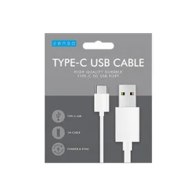 Zenso Type C Usb Cable 1 Metre